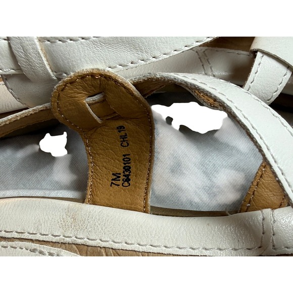 b.o.c. Born Concept White Strappy Woven Cage Sandals C6430101 Womens 7M - Picture 8 of 9